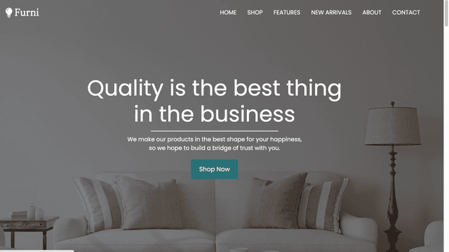 Screenshot of Furniture